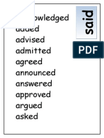 Alternatives To Said