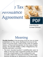 Double Tax Avoidance Agreement