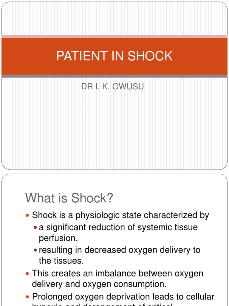 Understanding Shock: Types and Management | PDF | Shock (Circulatory ...
