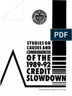 Credit Slowdown 1994 Frbny