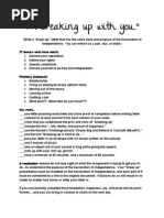 Download Break UpLetterDeclarationofIndependenceDirection by paulbogush1 SN190708106 doc pdf