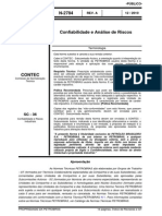 Terminologia de confiabilidade e análise de riscos