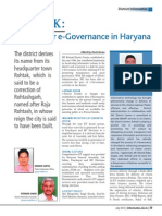 Rohtak:: ICT Hub For E-Governance in Haryana