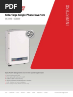 Se Single Phase Inverter Datasheet