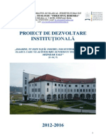 Proiect Dezvoltare Institutionala 2012-2016