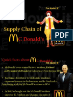 mc donald supply chain mangement