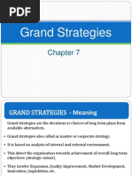 Chapter 7 Grand Strategies