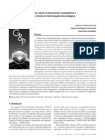 Patente Como Instrumento Competitivo e Como Fonte de Informação Tecnológica