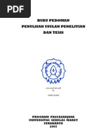 Download Buku Pedoman Penulisan Tesis UNS by abdulsyahid SN19074773 doc pdf