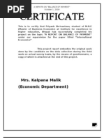 Download A REPORT on Balance of Payment by Priaynk  SN19075033 doc pdf