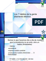 Los 7 hábitos de la gente altamente efectiva