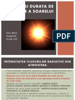 Meteo Radiatia Solara