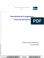 Guia Docente.- Teoria de Estructuras