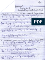 Numerical Analysis Formulae