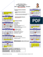 Jeffco Schools 2013-2014 Family Calendar