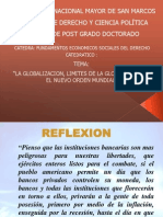 La Globalizacion, Limites de La Globalizacion y El Nuevo Orden Mundial