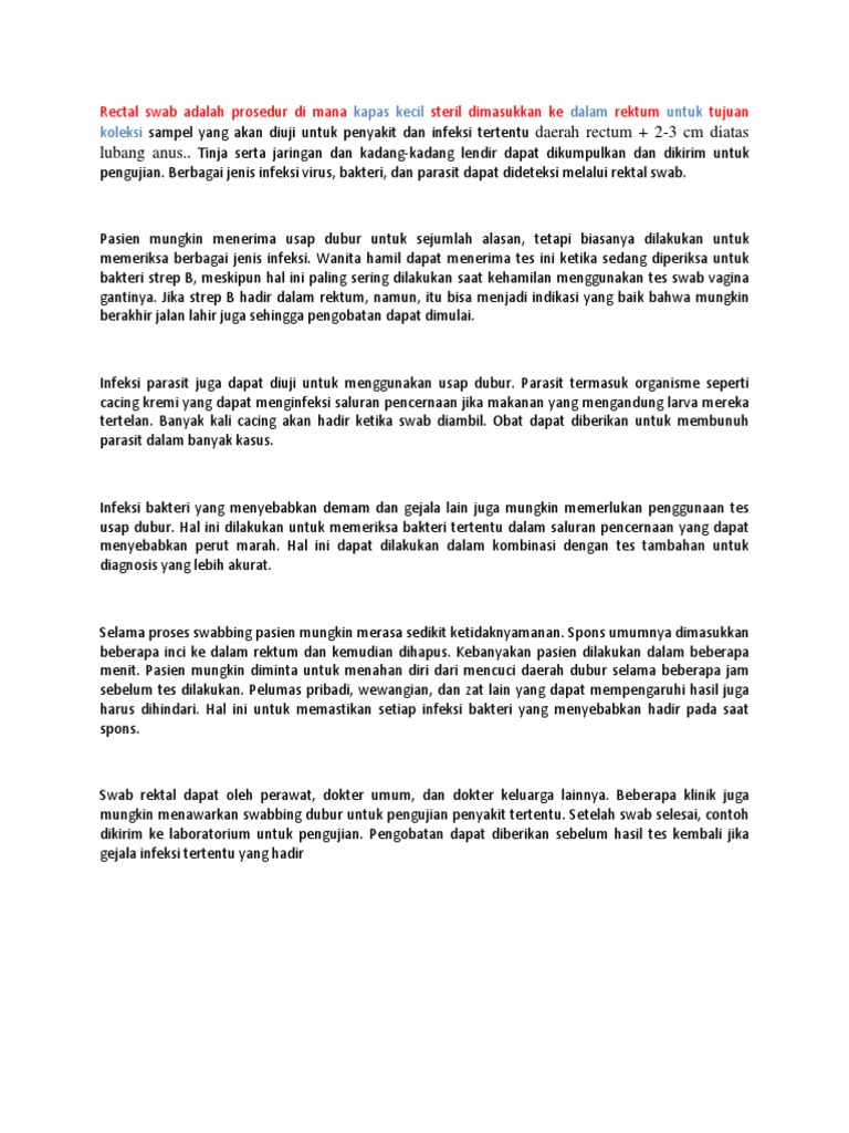 Rectal Swab PDF