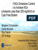 2 - Application of NOx Emissions Control Technologies To Achieve NOx Emission Less Than 200 MgNm3 On Coal