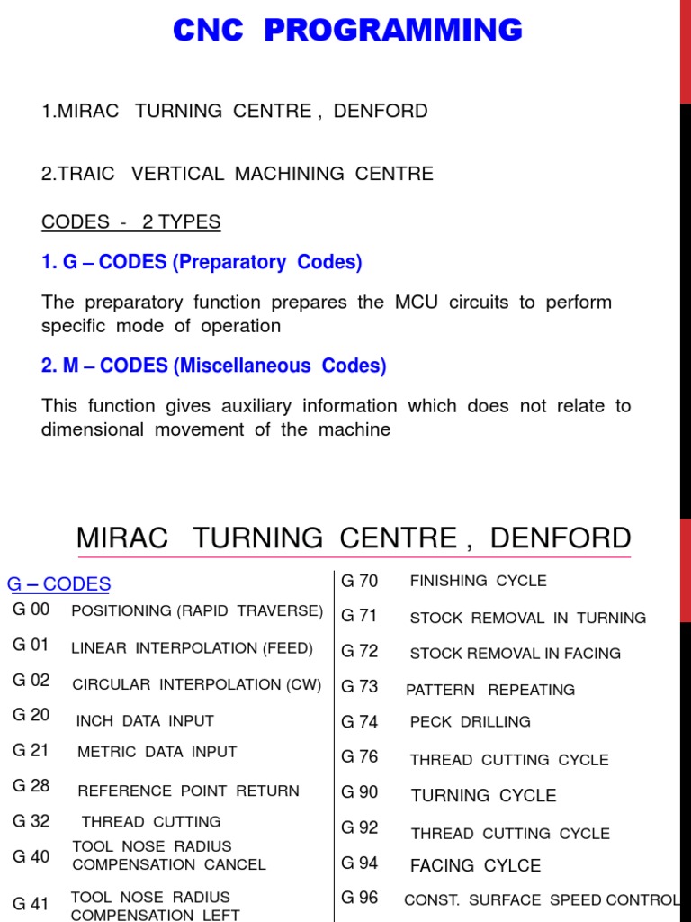 CNC Programming | PDF | Numerical Control | Machining