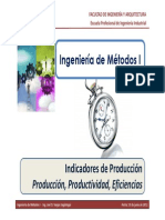 M2.1 IM I - USMP - Indicadores de Produccin - Produccin, Productividad, Eficiencias