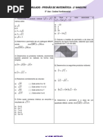 9º Ano Simulado Provão - 1ºbim