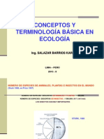 Conceptos y Terminologia Basica en Ecología