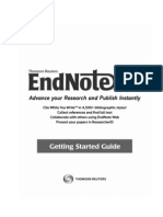 EndNote X4 - GettingStartedGuide