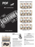 Marshall Jh-1 Jackhammer | PDF | Signal Processing | Musical