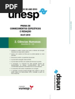 Unesp2010-2 Ce Cienchumanas