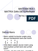 Matrix Determinan