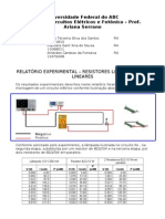 Relatório 1 de Circuitos Elétricos e Fotonica
