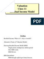 Residual Income Model Powerpoint