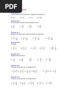 F1 Fractions Exercises 3