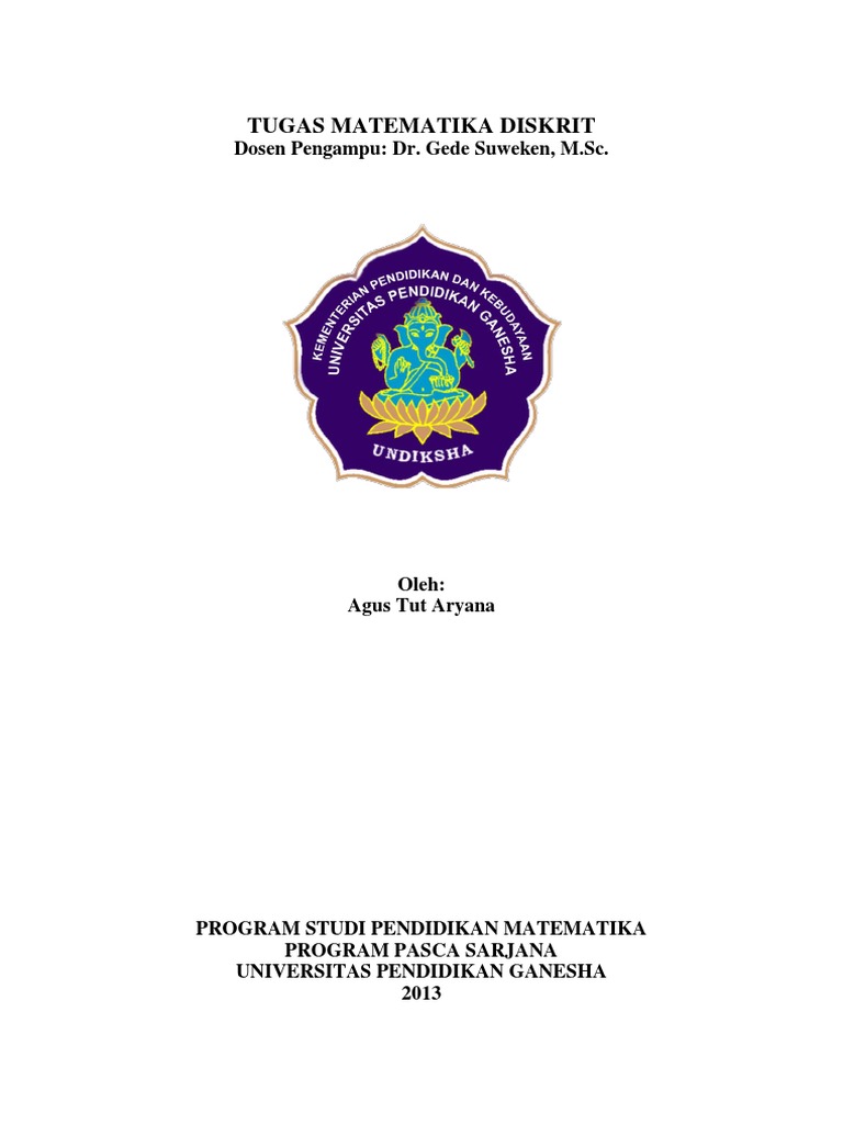 Tugas Matematika Diskrit Kombinatorikal | PDF | Metode & Bahan Ajar ...