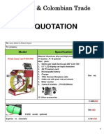 Quotation: British & Colombian Trade