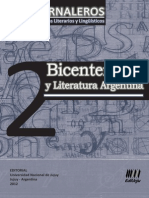 Jornaleros 02 - Bicentenario y Literatura Argentina