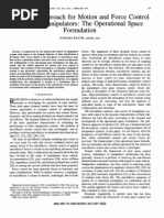 Download A Unified Approach for Motion and Force Control of Robot Manipulators - The Operational Space Formulation Oussama Khatib by tejswrp SN190806462 doc pdf