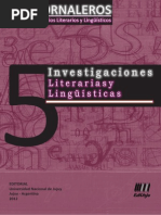 Jornaleros 05 - Investigaciones Literarias y Lingüísticas
