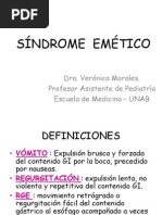 Síndrome Emético y RGE