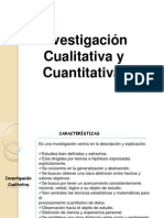 Caracteristicas de La Investigacion Cualitativa y Cuantitativa