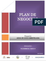 Plan de Negocios Aguadecocorob