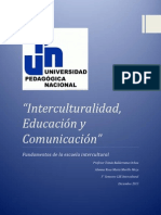 Trabajo Final Interculturalidad, Educacion y Comunicacion