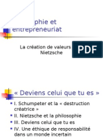 Philosophie Et Entrepreneuriat: La Création de Valeurs Chez Nietzsche