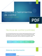 Tecnicas y Herramientas de Control