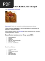 Download Resep masakan by Ariantossg SN190830587 doc pdf