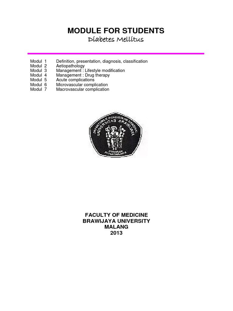 Understanding Diabetes Mellitus Module | PDF | Diabetes Mellitus | Insulin