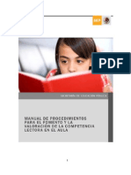 Manual de Procedimientos para El Fomento y La Valoración de La Competencia Lectora en El Aula-2