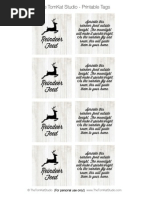 Reindeer Feed Tags - The TomKat Studio