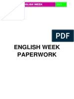 Paperwork English Week