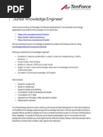Download TenForce Junior Knowledge Engineer by TenForce SN190850768 doc pdf